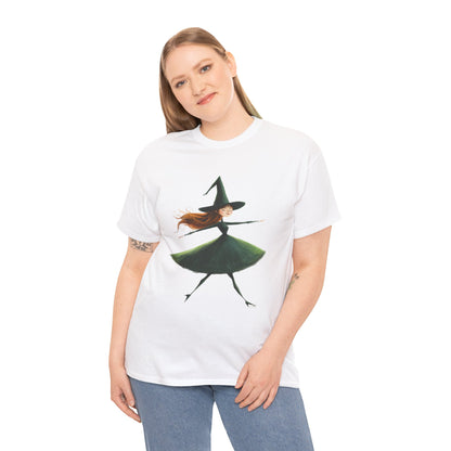 Halloween Dancing Witch - Unisex Heavy Cotton Tee