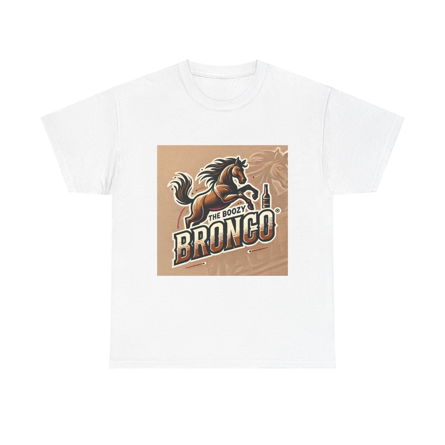 The Boozy Bronco - Unisex Heavy Cotton Tee