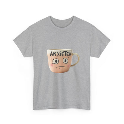 A cup of AnxieTea - Unisex Heavy Cotton Tee