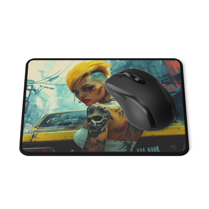 CyberPunk Girl - Non-Slip Gaming Mouse Pad