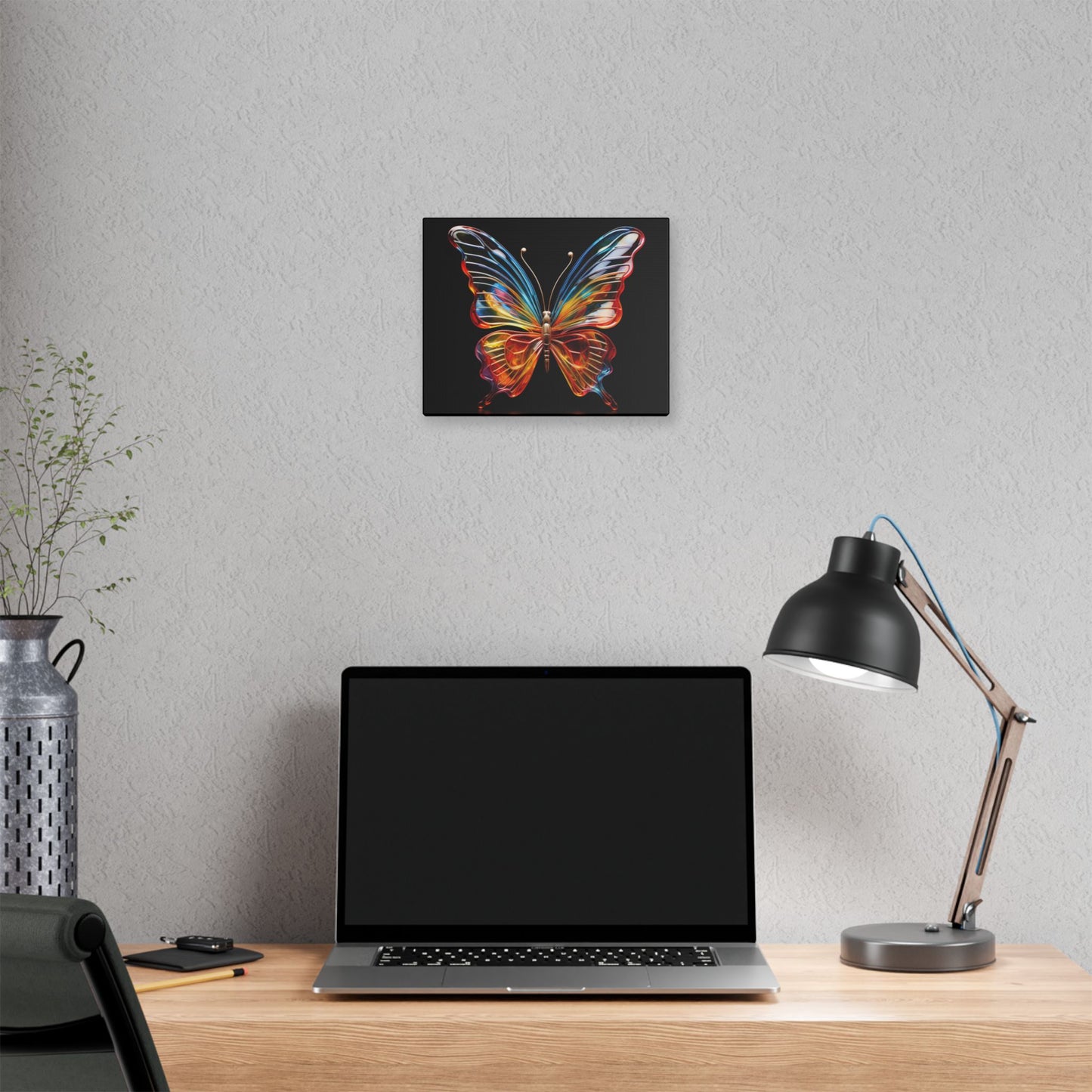 Glass Butterfly - Classic Stretched Canvas