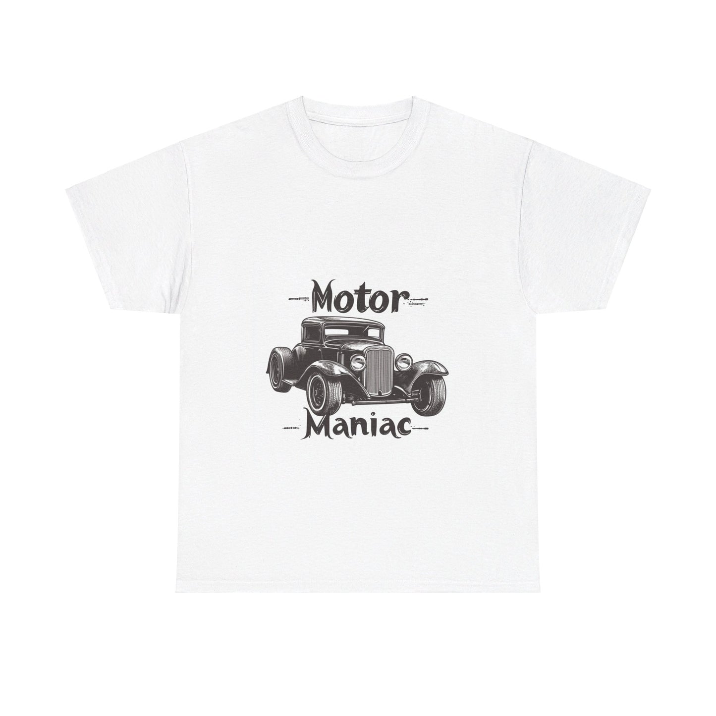 Motor Maniac - Unisex Heavy Cotton Tee