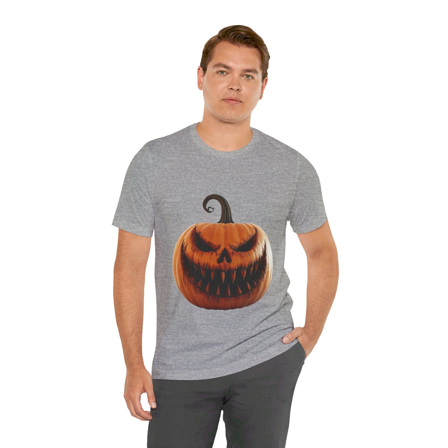 Boo! Jack-o-Lantern Halloween Scary Jack - Unisex Jersey Short Sleeve Tee