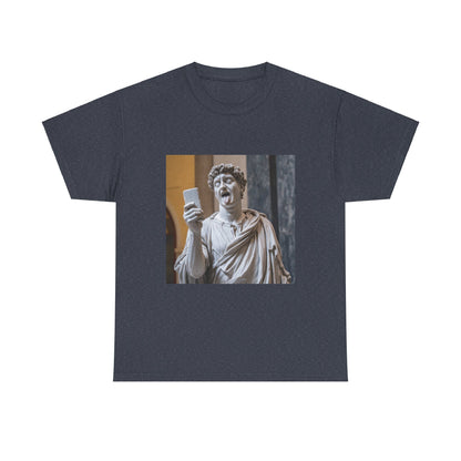 Romans on cell phones - Unisex Heavy Cotton Tee