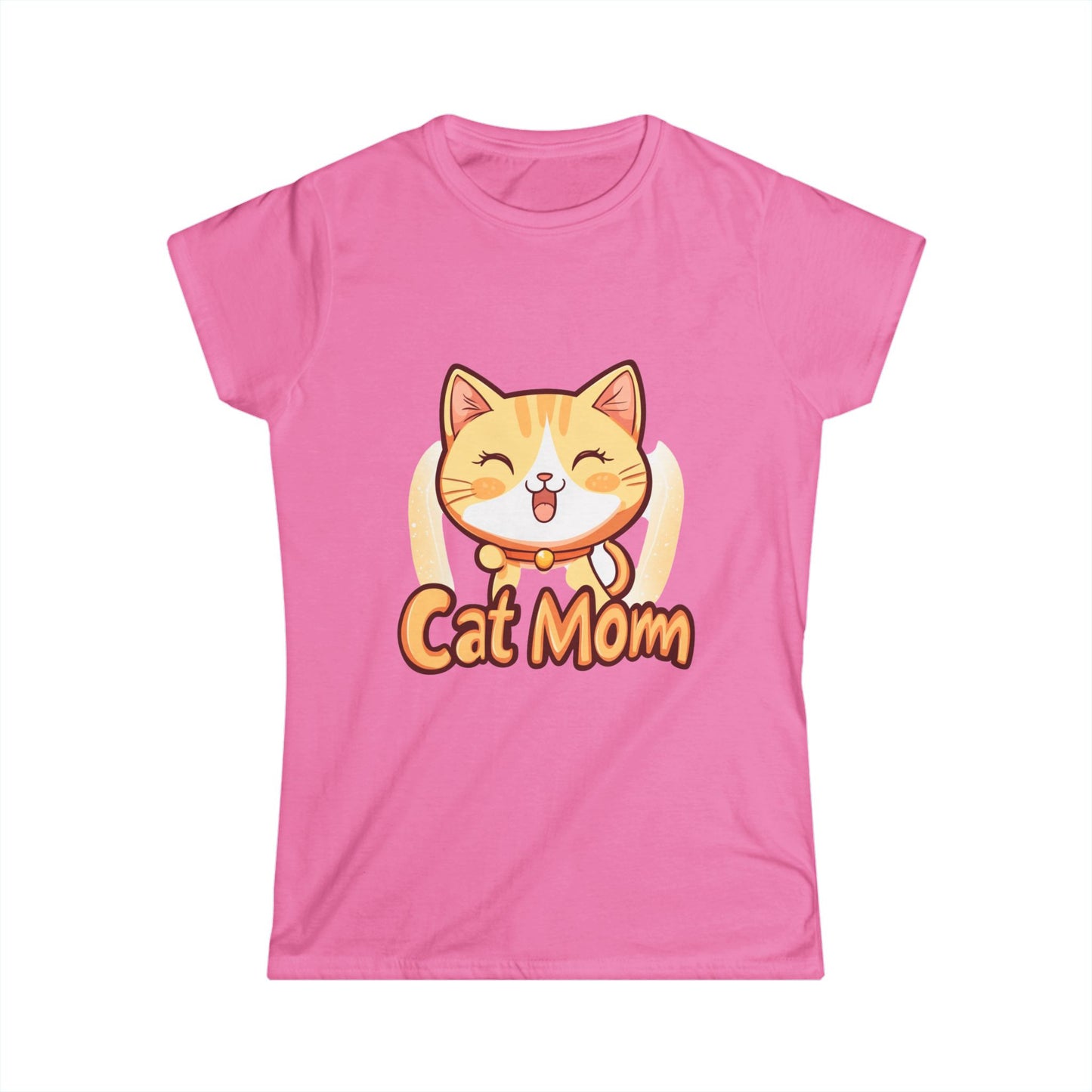 Cat Mom - Women's Softstyle Tee