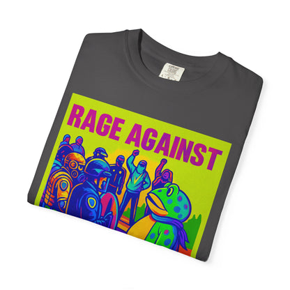 Funny Frog Rage! Unisex T-shirt - Portland Oregon Ice Agents Rage Against The Machine