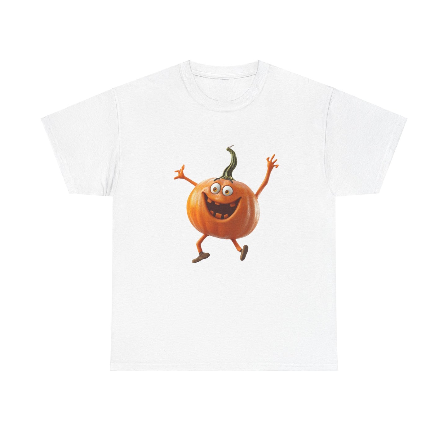 Dancing Pumpkin Halloween - Unisex Heavy Cotton Tee