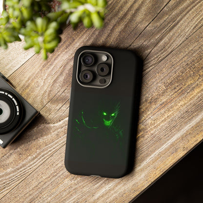 Phone Case - Spooky Green Glow Devil