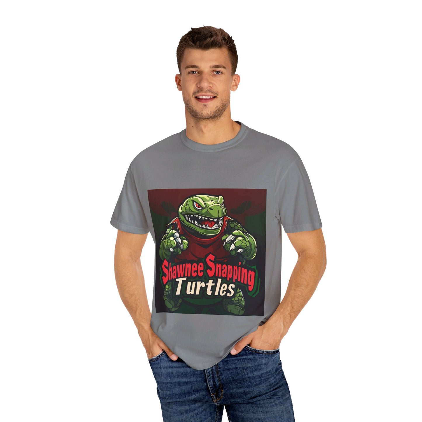 Shawnee Snapping Turtles - Unisex Garment-Dyed T-shirt