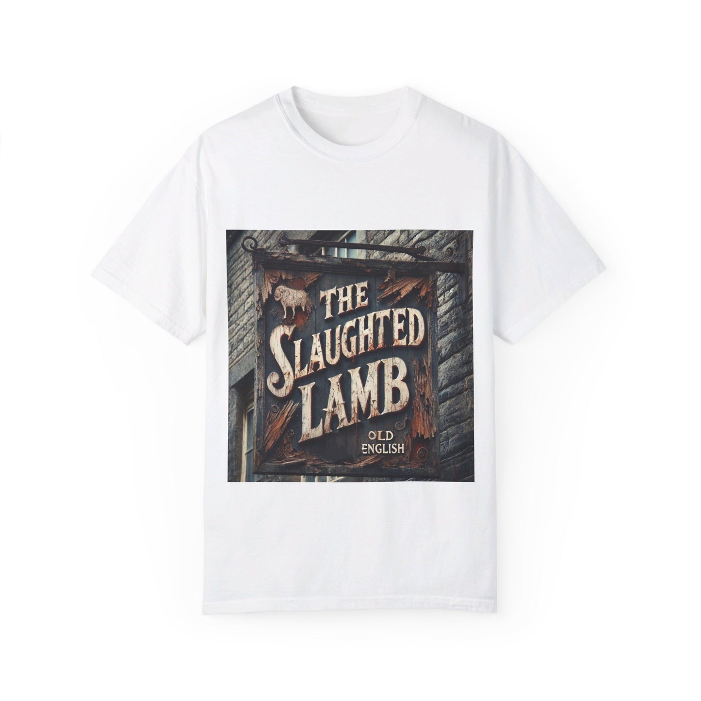 Slaughtered Lamb Pub - Unisex Garment-Dyed T-shirt