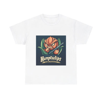 Humptulips Angry Flowers - Unisex Heavy Cotton Tee