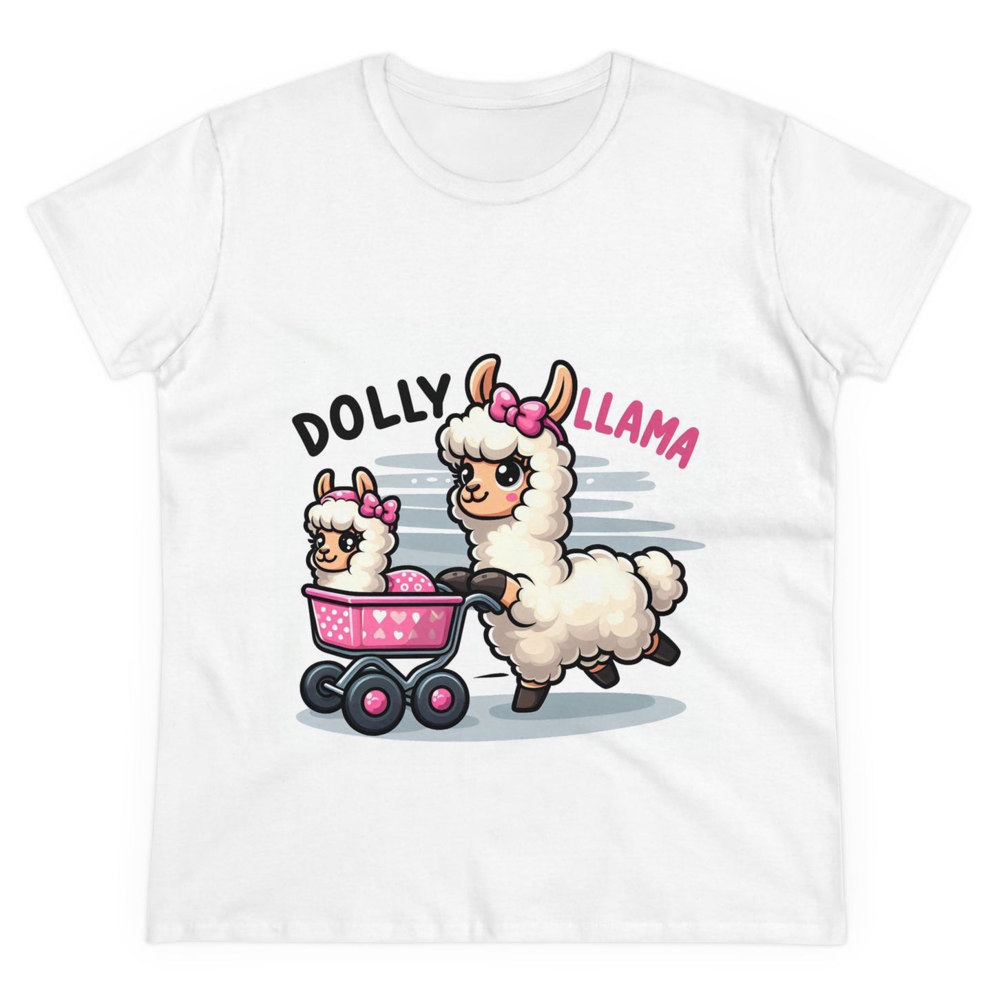 Dolly Llama - Women's Midweight Cotton Tee