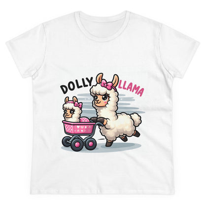 Dolly Llama - Women's Midweight Cotton Tee