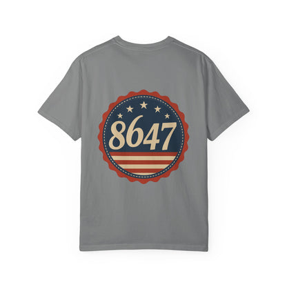 8647 DJT He's Gotta Go Unisex Garment-Dyed Tee