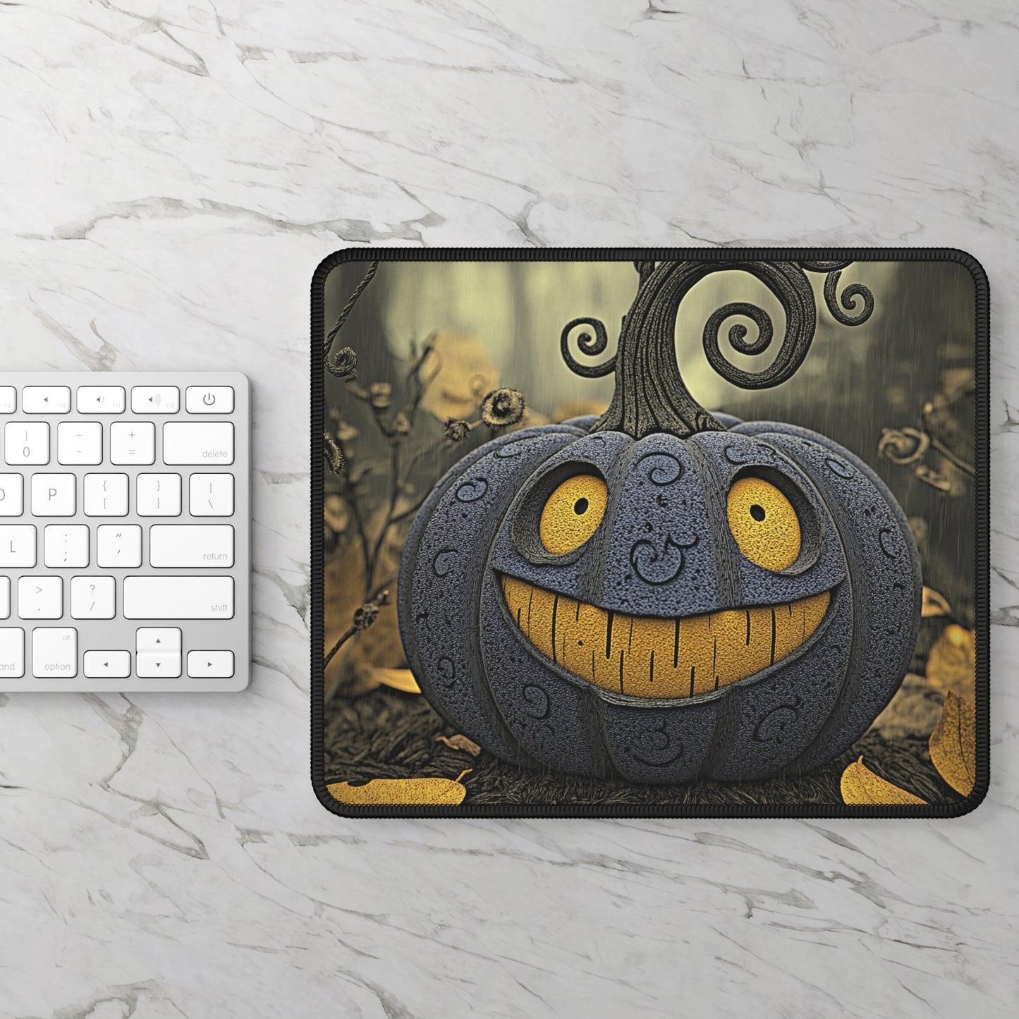 Pumpkin smile - Gaming Mouse Pad