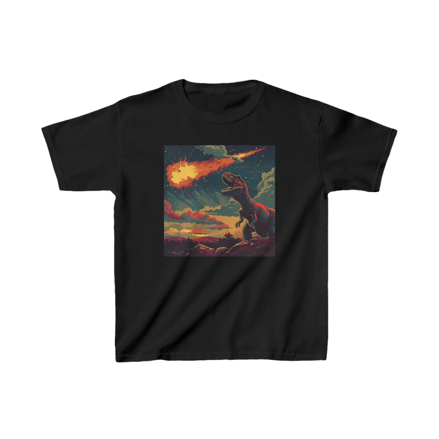 Dino Asteroid - Kids Heavy Cotton™ Tee