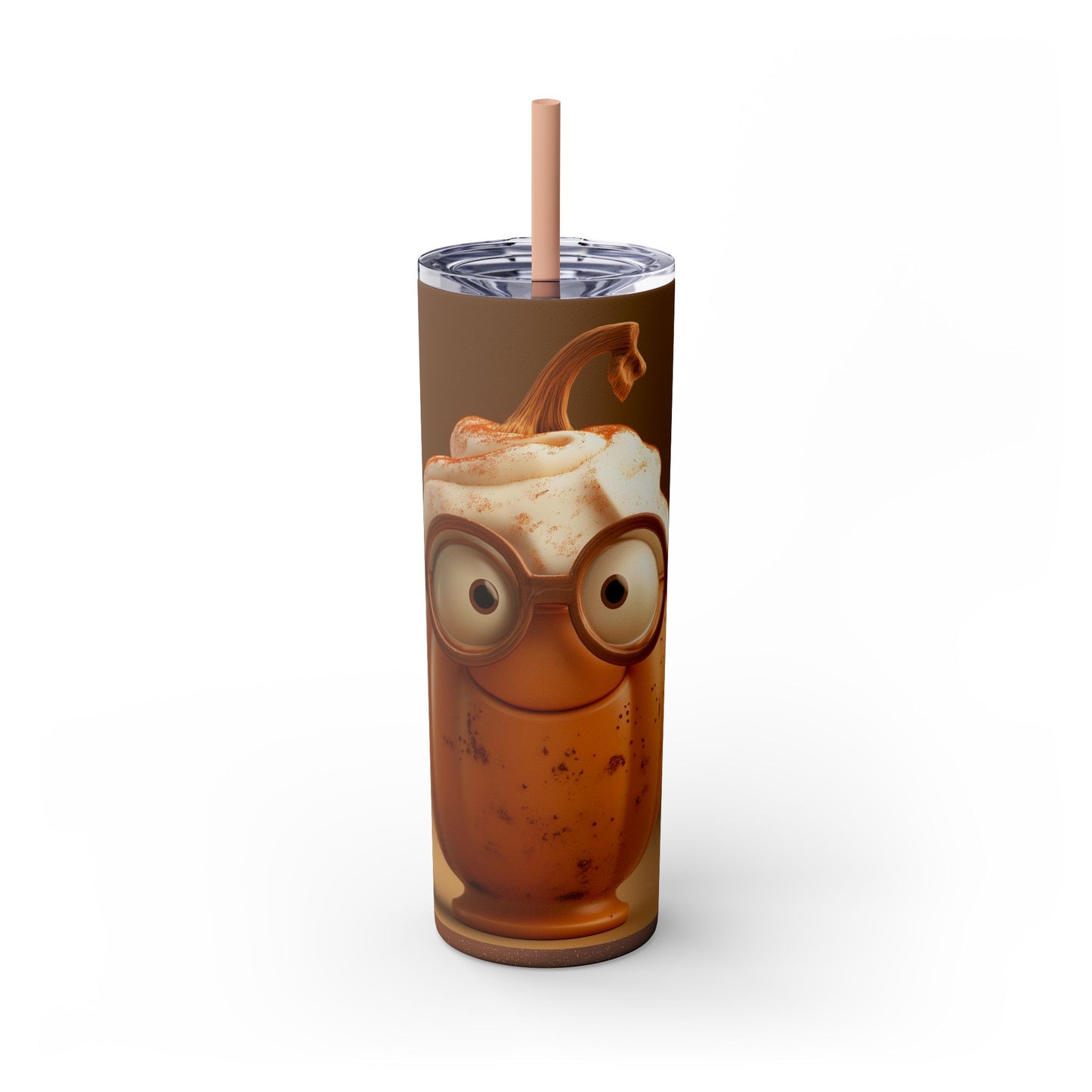 Pumpkin Spice - Skinny Tumbler with Straw, 20oz