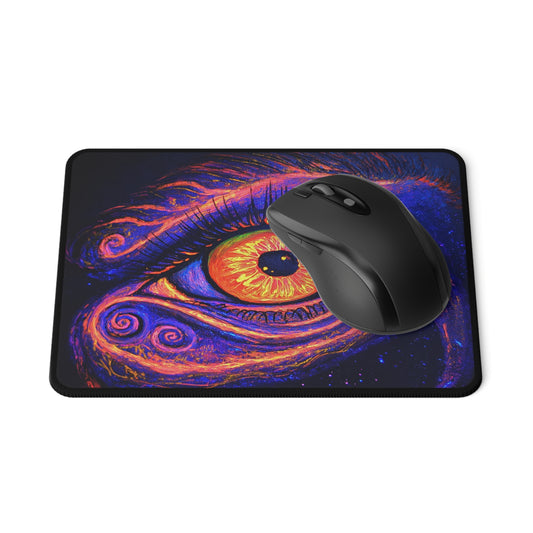 Galaxy Neon Eye - Non-Slip Gaming Mouse Pad