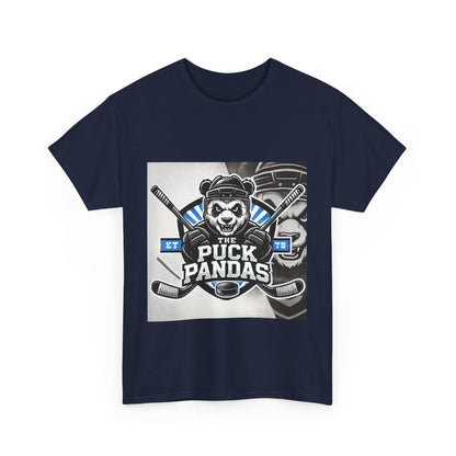 Puck Pandas hockey club - Unisex Heavy Cotton Tee