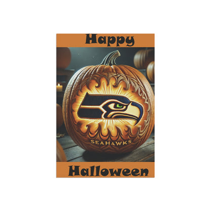 Seahawks Halloween - Garden & House Banner