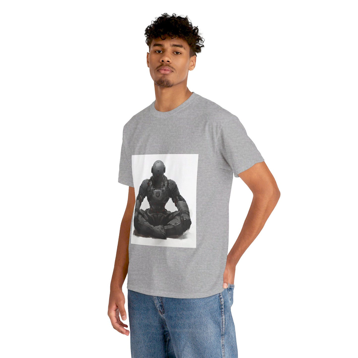 Meditation Bot - Unisex Heavy Cotton Tee