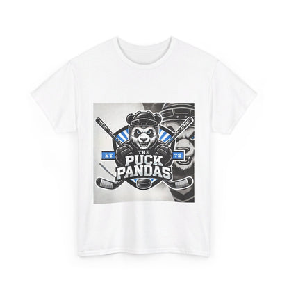 Puck Pandas hockey club - Unisex Heavy Cotton Tee