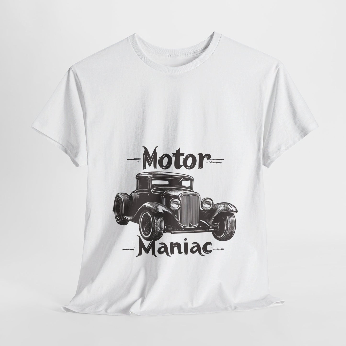 Motor Maniac - Unisex Heavy Cotton Tee