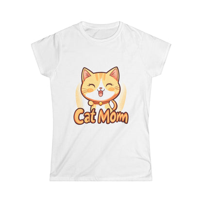 Cat Mom - Women's Softstyle Tee