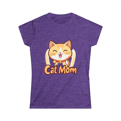 Cat Mom - Women's Softstyle Tee