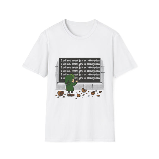Whimsical Pun T-Shirt - I Will Not Smash Jars in Poultry Class, Funny Gift, Humorous Tee, Novelty Shirt, Casual Wear, Classroom Humor