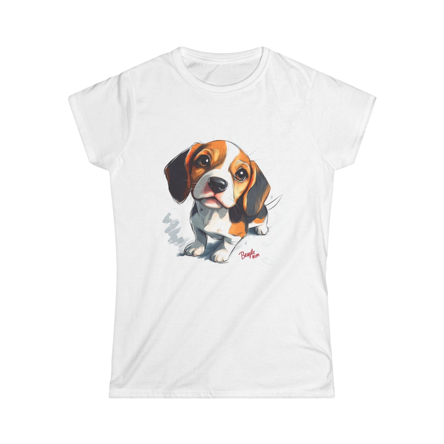 Beagle Mom - Women's Softstyle Tee