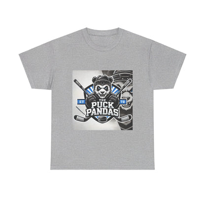 Puck Pandas hockey club - Unisex Heavy Cotton Tee