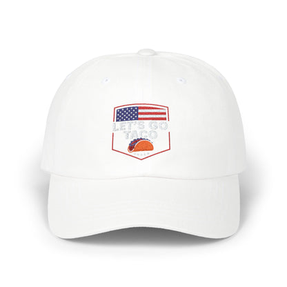 Cap Let's go Taco funny DJT. Dad hat.