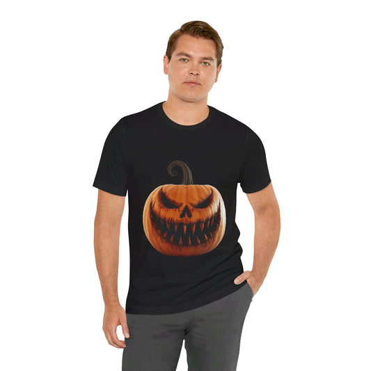 Boo! Jack-o-Lantern Halloween Scary Jack - Unisex Jersey Short Sleeve Tee