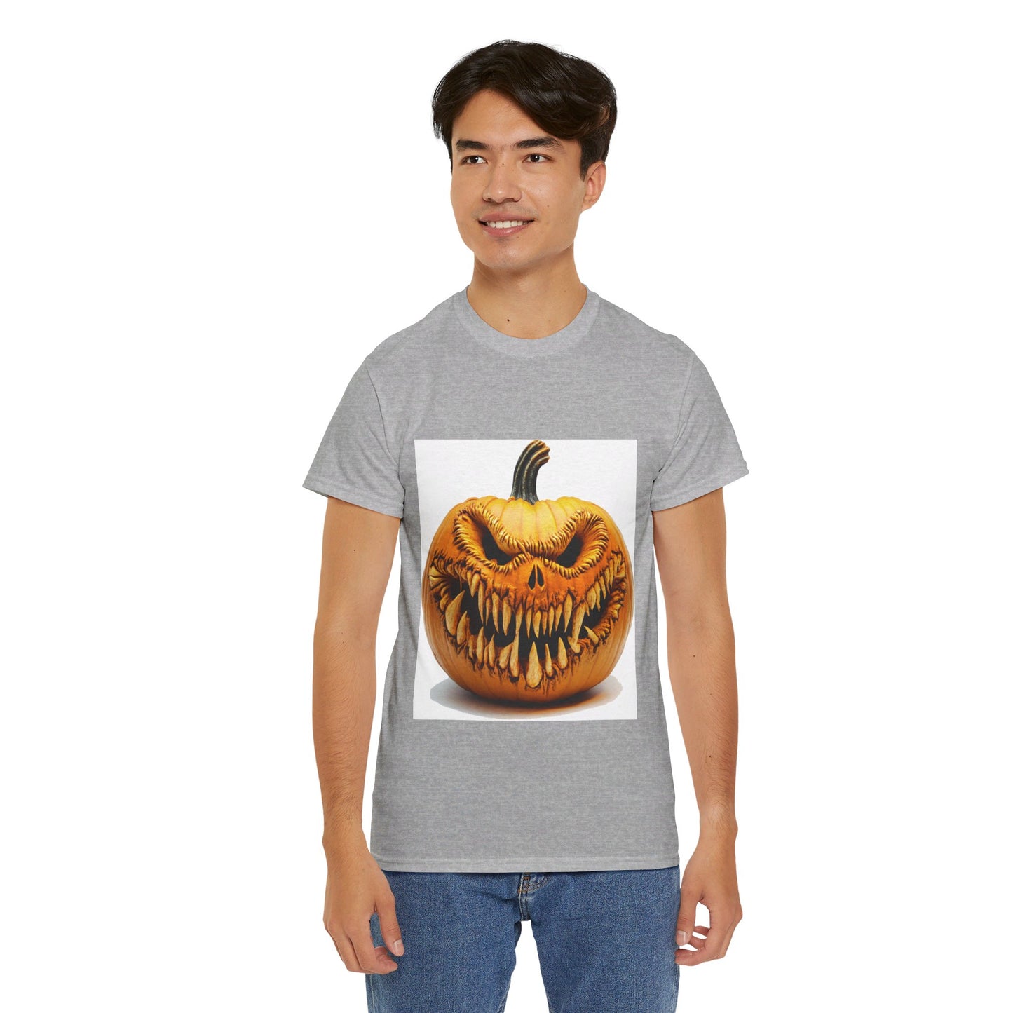 Jack-o-Lantern Halloween - Unisex Heavy Cotton Tee