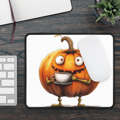 Pumpkin Coffee Man - Gaming Mouse Pad