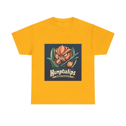 Humptulips Angry Flowers - Unisex Heavy Cotton Tee