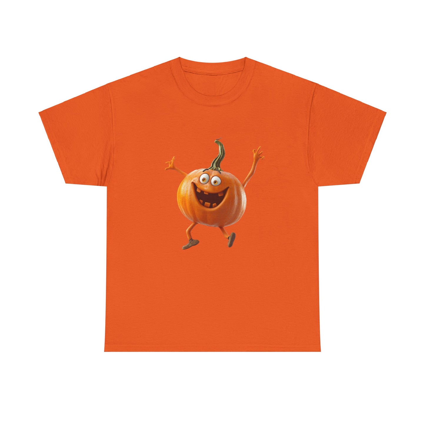 Dancing Pumpkin Halloween - Unisex Heavy Cotton Tee