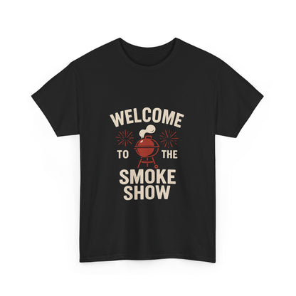Welcome to the Smoke Show Unisex Heavy Cotton Tee - Perfect for BBQ Lovers
