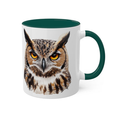 Owl - Colorful Mugs, 11oz