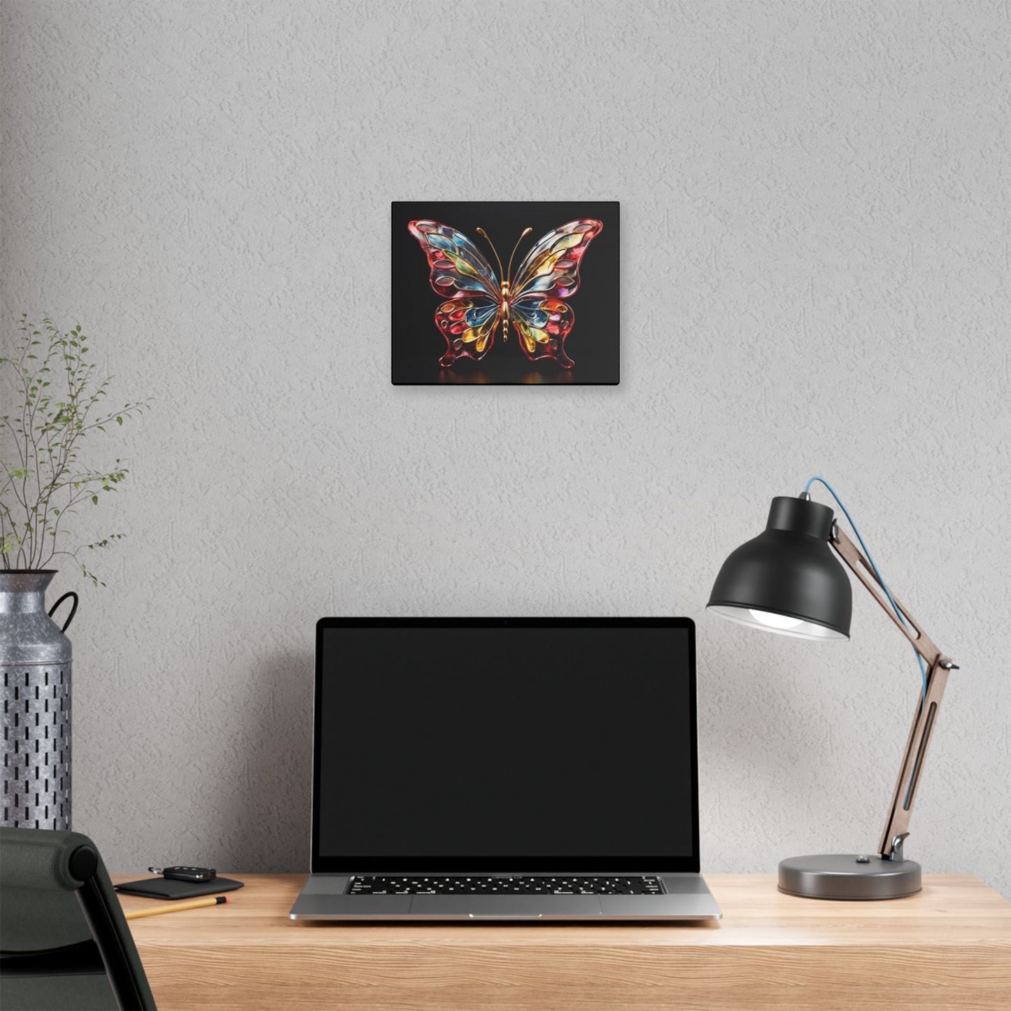 Glass Butterfly - Classic Stretched Canvas