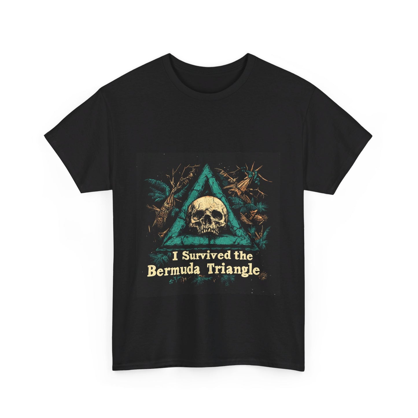 I Survived the Bermuda Triangle - Unisex Heavy Cotton Tee