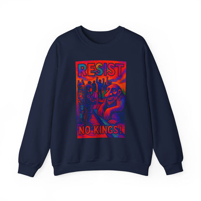 Resist No Kings Seattle Troll Unisex Sweatshirt - Bold Statement Apparel, Cozy
