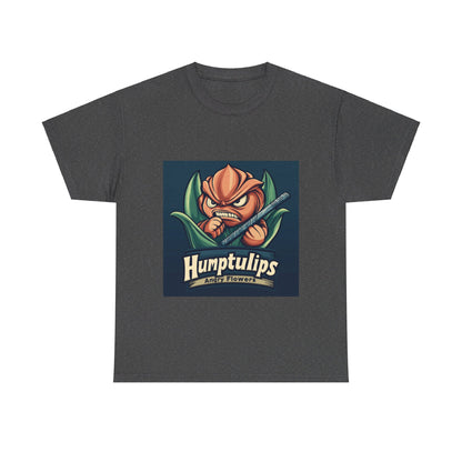 Humptulips Angry Flowers - Unisex Heavy Cotton Tee