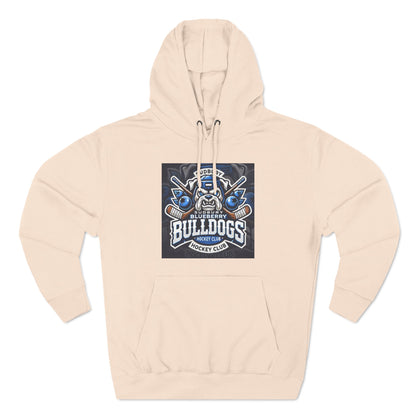 Three-Panel Fleece Hoodie - SudBury Blueberry Bulldogs