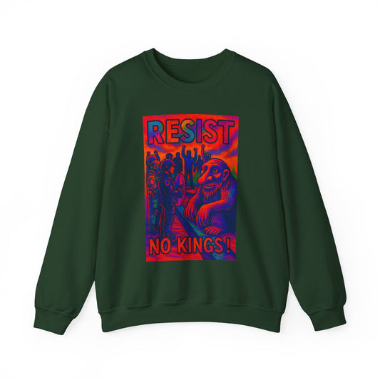 Resist No Kings Seattle Troll Unisex Sweatshirt - Bold Statement Apparel, Cozy