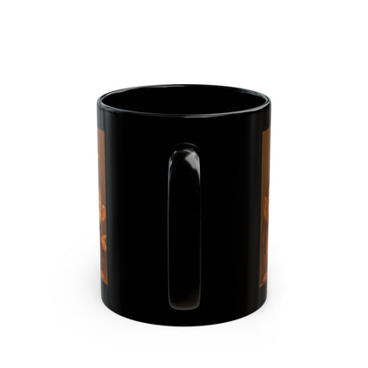 Funny GOP Mascot Black Mug - Hear no evil, see no evil, speak no evil