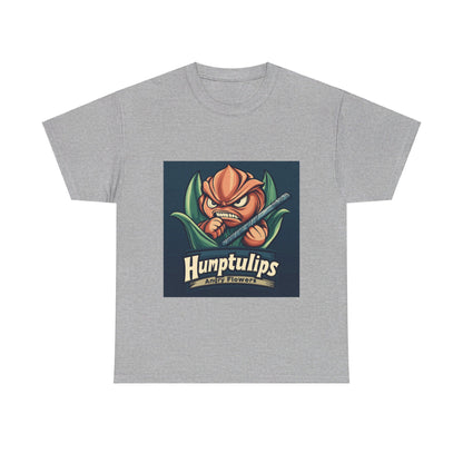 Humptulips Angry Flowers - Unisex Heavy Cotton Tee