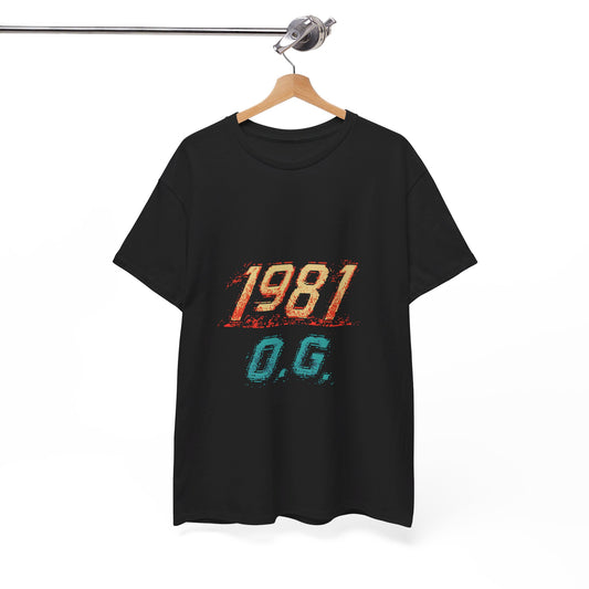 1981 Original - Unisex Heavy Cotton Tee