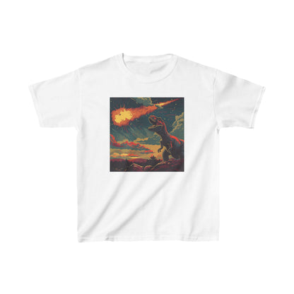 Dino Asteroid - Kids Heavy Cotton™ Tee